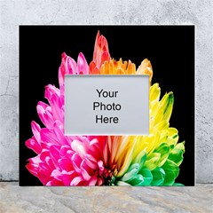 Abstract, Amoled, Back, Flower, Green Love, Orange, Pink, White Wall Photo Frame 5  X 7  by nateshop