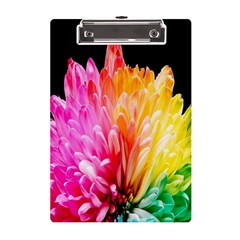 Abstract, Amoled, Back, Flower, Green Love, Orange, Pink, A5 Acrylic Clipboard by nateshop