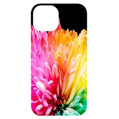 Abstract, Amoled, Back, Flower, Green Love, Orange, Pink, Iphone 14 Black Uv Print Case by nateshop