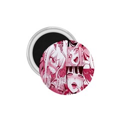 Ahegao Pink, Anime, Girl, Girlface, Girls, Pattern, White, Hd 1 75  Magnets by nateshop