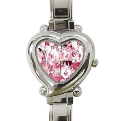 Ahegao Pink, Anime, Girl, Girlface, Girls, Pattern, White, Hd Heart Italian Charm Watch