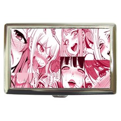 Ahegao Pink, Anime, Girl, Girlface, Girls, Pattern, White, Hd Cigarette Money Case by nateshop