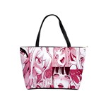 Ahegao Pink, Anime, Girl, Girlface, Girls, Pattern, White, Hd Classic Shoulder Handbag Front