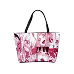 Ahegao Pink, Anime, Girl, Girlface, Girls, Pattern, White, Hd Classic Shoulder Handbag Back