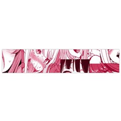 Ahegao Pink, Anime, Girl, Girlface, Girls, Pattern, White, Hd Small Premium Plush Fleece Scarf