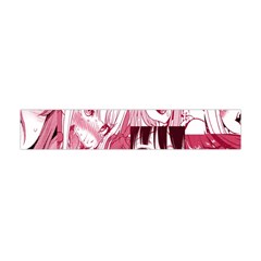 Ahegao Pink, Anime, Girl, Girlface, Girls, Pattern, White, Hd Premium Plush Fleece Scarf (mini) by nateshop