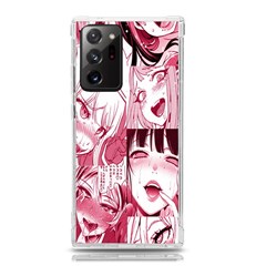 Ahegao Pink, Anime, Girl, Girlface, Girls, Pattern, White, Hd Samsung Galaxy Note 20 Ultra TPU UV Case