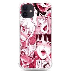 Ahegao Pink, Anime, Girl, Girlface, Girls, Pattern, White, Hd iPhone 12/12 Pro TPU UV Print Case