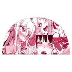 Ahegao Pink, Anime, Girl, Girlface, Girls, Pattern, White, Hd Anti Scalding Pot Cap by nateshop