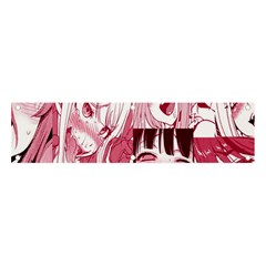 Ahegao Pink, Anime, Girl, Girlface, Girls, Pattern, White, Hd Banner And Sign 4  X 1  by nateshop