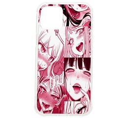 Ahegao Pink, Anime, Girl, Girlface, Girls, Pattern, White, Hd Iphone 12 Pro Max Tpu Uv Print Case