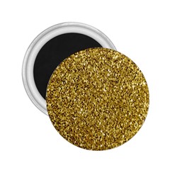 Gold Glittering Background Gold Glitter Texture, Close-up 2 25  Magnets by nateshop