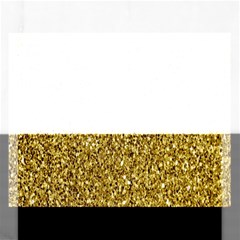 Gold Glittering Background Gold Glitter Texture, Close-up Rectangular Jigsaw Puzzl by nateshop