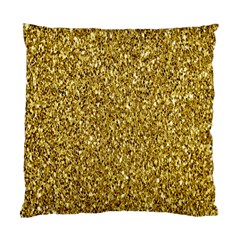 Gold Glittering Background Gold Glitter Texture, Close-up Standard Cushion Case (one Side)