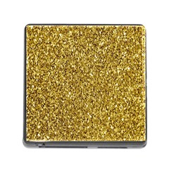 Gold Glittering Background Gold Glitter Texture, Close-up Memory Card Reader (square 5 Slot) by nateshop