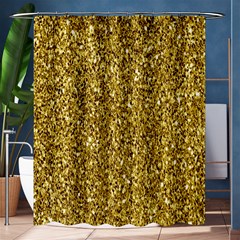 Gold Glittering Background Gold Glitter Texture, Close-up Shower Curtain 60  X 72  (medium)  by nateshop