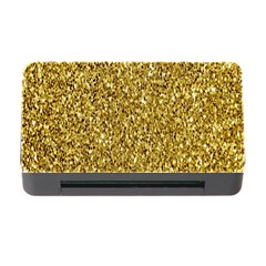 Gold Glittering Background Gold Glitter Texture, Close-up Memory Card Reader With Cf by nateshop