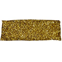 Gold Glittering Background Gold Glitter Texture, Close-up Body Pillow Case Dakimakura (two Sides) by nateshop