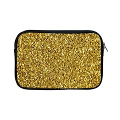 Gold Glittering Background Gold Glitter Texture, Close-up Apple Ipad Mini Zipper Cases by nateshop