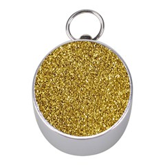 Gold Glittering Background Gold Glitter Texture, Close-up Mini Silver Compasses by nateshop