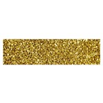 Gold Glittering Background Gold Glitter Texture, Close-up Oblong Satin Scarf (16  x 60 ) Front