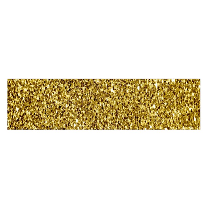 Gold Glittering Background Gold Glitter Texture, Close-up Oblong Satin Scarf (16  x 60 )