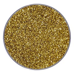 Gold Glittering Background Gold Glitter Texture, Close-up Wireless Fast Charger(white)