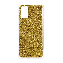 Gold Glittering Background Gold Glitter Texture, Close-up Samsung Galaxy S20plus 6 7 Inch Tpu Uv Case by nateshop