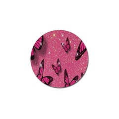 Butterfly, Girl, Pink, Wallpaper Golf Ball Marker (4 Pack) by nateshop