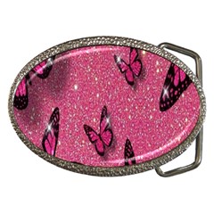 Butterfly, Girl, Pink, Wallpaper Belt Buckles by nateshop