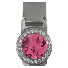 Butterfly, Girl, Pink, Wallpaper Money Clips (cz)  by nateshop