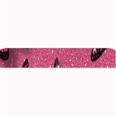 Butterfly, Girl, Pink, Wallpaper Small Bar Mat by nateshop