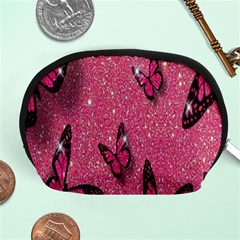 Butterfly, Girl, Pink, Wallpaper Accessory Pouch (medium) by nateshop