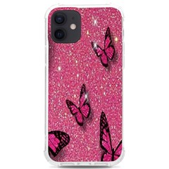 Butterfly, Girl, Pink, Wallpaper Iphone 12/12 Pro Tpu Uv Print Case by nateshop