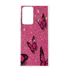 Butterfly, Girl, Pink, Wallpaper Samsung Galaxy Note 20 Ultra Tpu Uv Case by nateshop