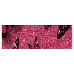 Butterfly, Girl, Pink, Wallpaper Banner And Sign 12  X 4  by nateshop