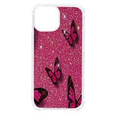 Butterfly, Girl, Pink, Wallpaper Iphone 13 Mini Tpu Uv Print Case by nateshop