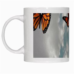 Aesthetic Butterfly , Butterflies, Nature, White Mug by nateshop