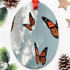 Aesthetic Butterfly , Butterflies, Nature, Ornament (oval) by nateshop