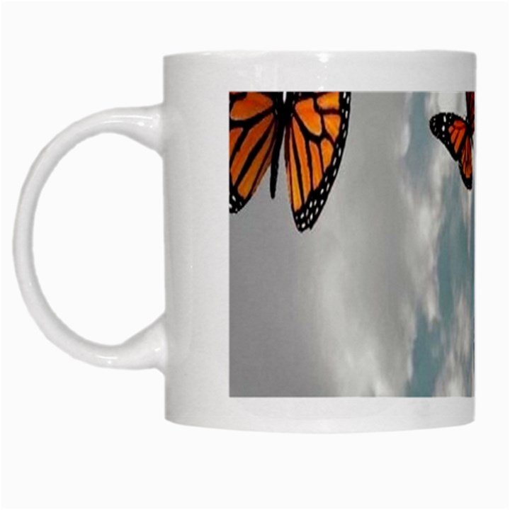 Aesthetic Butterfly , Butterflies, Nature, White Mug