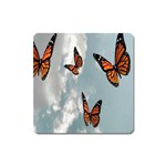 Aesthetic Butterfly , Butterflies, Nature, Square Magnet Front