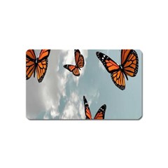 Aesthetic Butterfly , Butterflies, Nature, Magnet (name Card) by nateshop