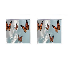 Aesthetic Butterfly , Butterflies, Nature, Cufflinks (square) by nateshop