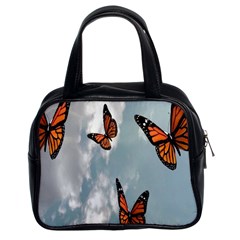 Aesthetic Butterfly , Butterflies, Nature, Classic Handbag (two Sides) by nateshop