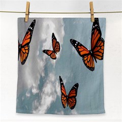 Aesthetic Butterfly , Butterflies, Nature, Face Towel by nateshop