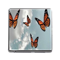 Aesthetic Butterfly , Butterflies, Nature, Memory Card Reader (square 5 Slot) by nateshop