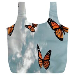 Aesthetic Butterfly , Butterflies, Nature, Full Print Recycle Bag (xxl)