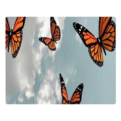 Aesthetic Butterfly , Butterflies, Nature, Premium Plush Fleece Blanket (large) by nateshop