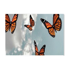 Aesthetic Butterfly , Butterflies, Nature, Crystal Sticker (a4) by nateshop