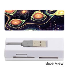 Psychedelic Trippy Abstract 3d Digital Art Memory Card Reader (stick) by Bedest